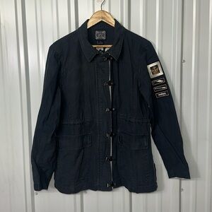 Lakegirl Canvas Boat Deck Jacket Lake Life Cabin Core Outdoor Jacket Medium